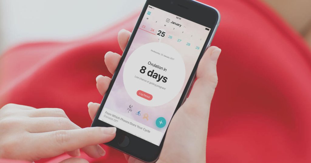 تطبيق حساب الدورة الشهرية