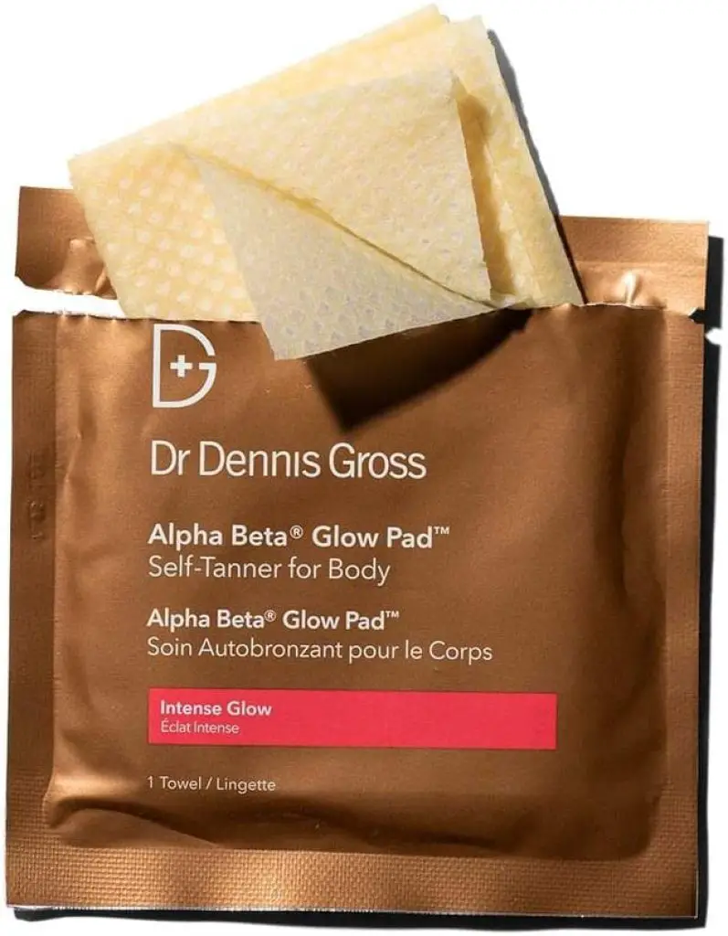 مناديل الاشراقة دكتور دينيس جروس ألفا بيتا للجسم وهج كثيف: للبشرة الباهتة التي تفتقر إلى التألق أو التوهج
